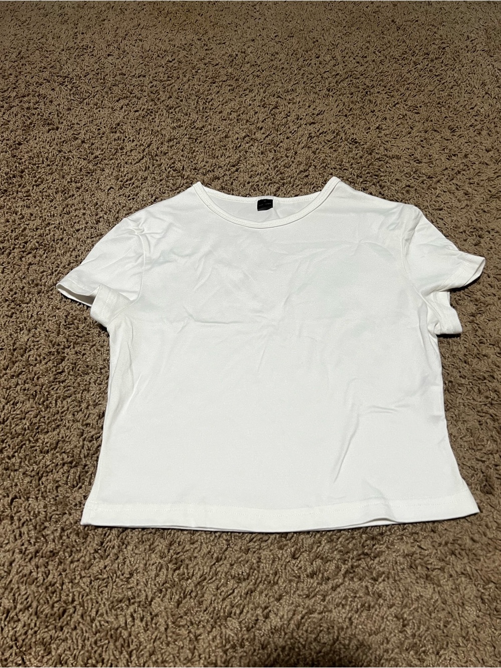 SHEIN White Short Sleeve Crew Tee